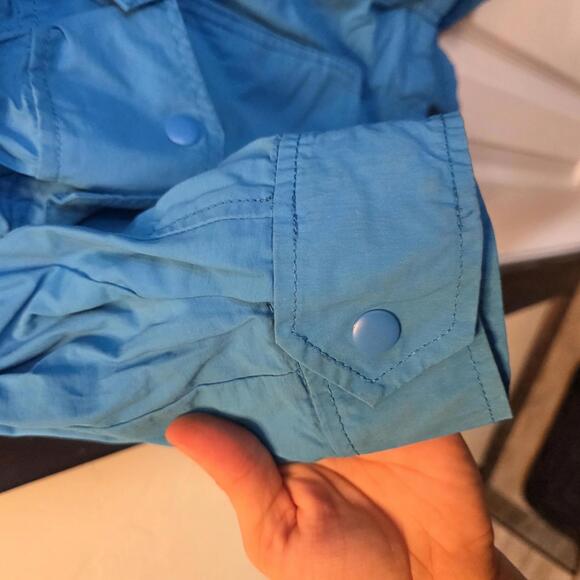 J.Crew Women's Blue Hooded Lightweight Jacket XL NWOT - Picture 5 of 9